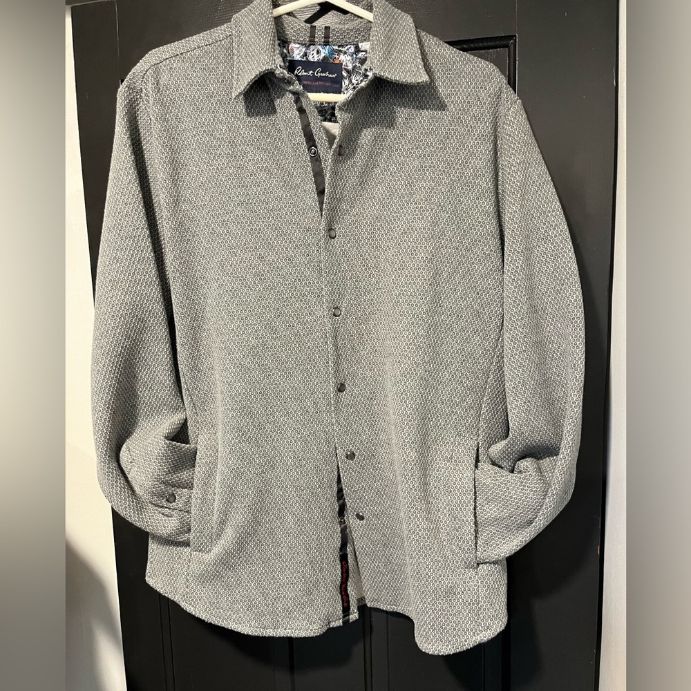 Men’s Robert Graham light weight shirt jacket